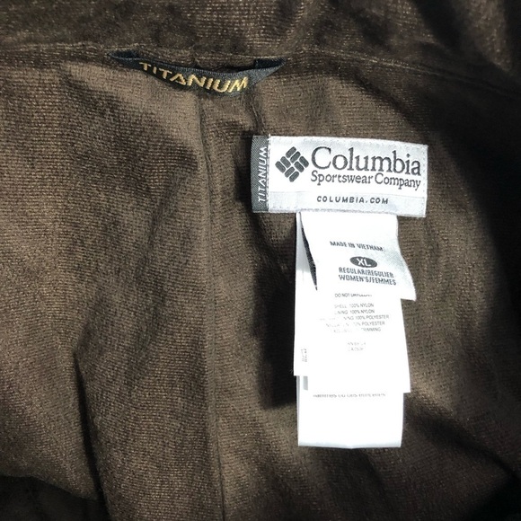 Columbia Titanium Omni Tech Brown Snow Pants XL - Picture 9 of 13